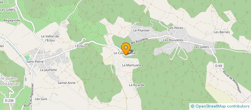 localisation de l'entreprise S.E.R.A SOLIDARITE ECOUTE REFLEXION ACTI à SAINT-JULIEN