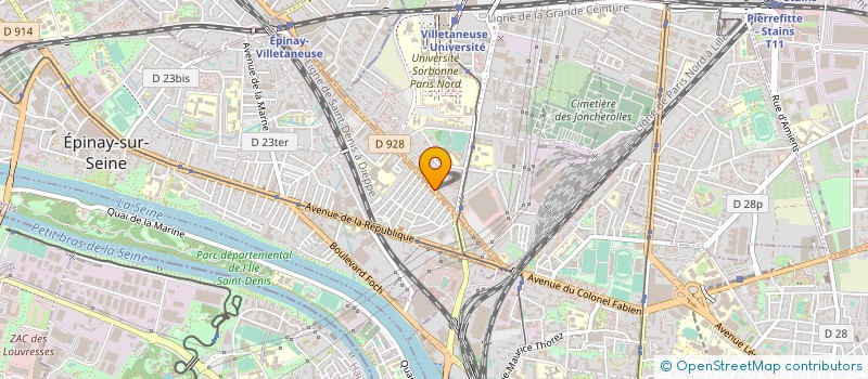 localisation de l'entreprise S.E.R. BAT à VILLETANEUSE