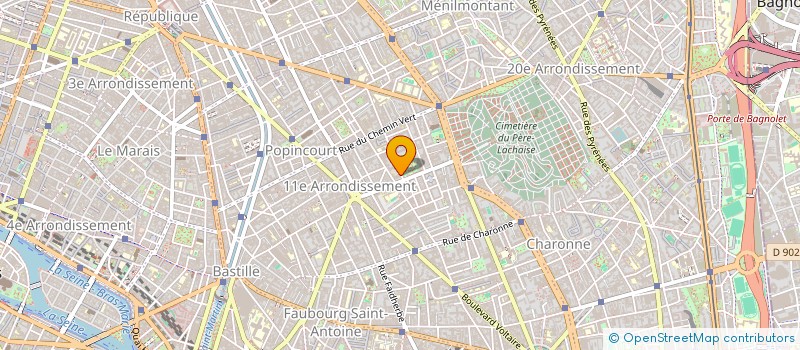 localisation de l'entreprise S E R C A D  PARIS