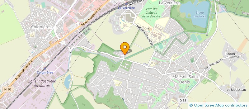 localisation de l'entreprise S.E.R FINANCES à LE MESNIL-SAINT-DENIS