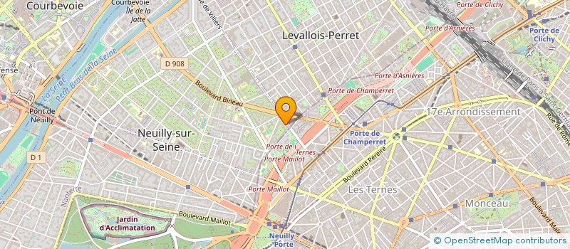 localisation de l'entreprise S.E.R.N CONSULTING à NEUILLY-SUR-SEINE
