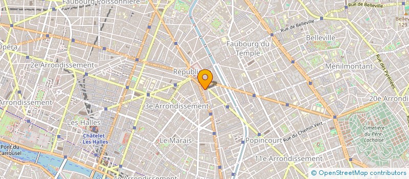 localisation de l'entreprise S.E.R SURPLUS EQUIPEMENT RANDONNEES  PARIS
