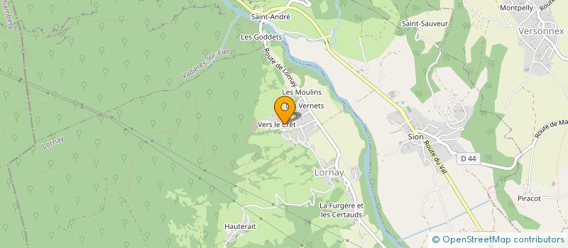 localisation de l'entreprise S E R T 2S à MARCELLAZ-ALBANAIS