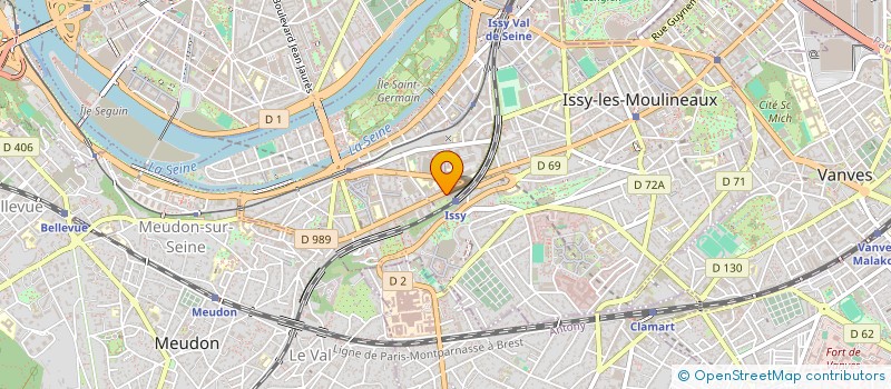 localisation de l'entreprise S.E.R.T à ISSY-LES-MOULINEAUX