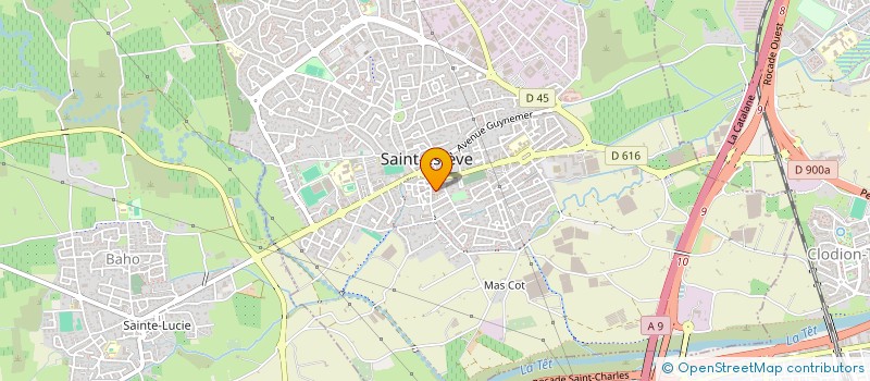 localisation de l'entreprise S.E.R.T.E.L.  ST ESTEVE