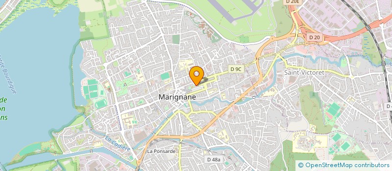 localisation de l'entreprise S.E.R TRAVAUX à SAINT-VICTORET