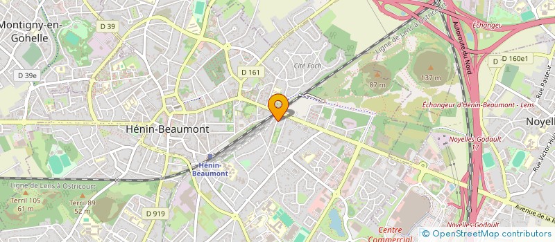 localisation de l'entreprise S&E RENOVATION à HENIN-BEAUMONT