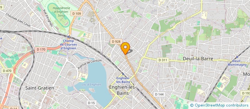 localisation de l'entreprise S.E.S à ENGHIEN-LES-BAINS