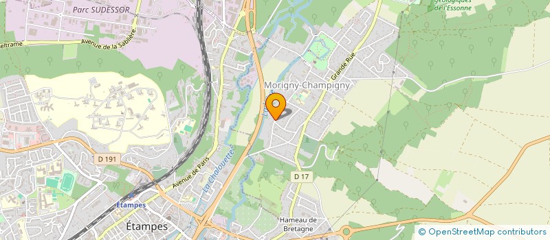 localisation de l'entreprise S.E.S  MORIGNY-CHAMPIGNY