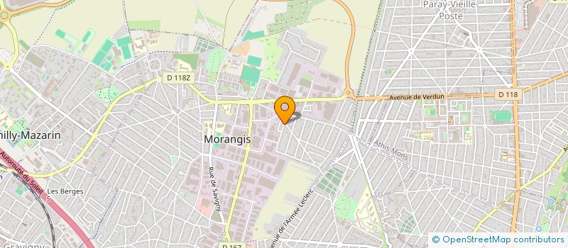 localisation de l'entreprise S.E.S.A.M. à MORANGIS