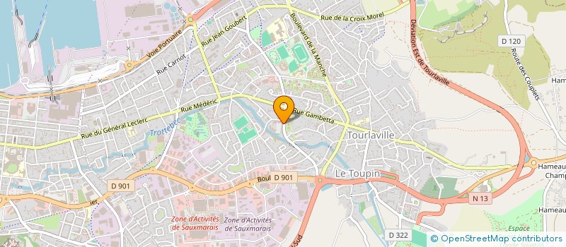 localisation de l'entreprise S.E.S DOMAINS  CHERBOURG-EN-COTENTIN