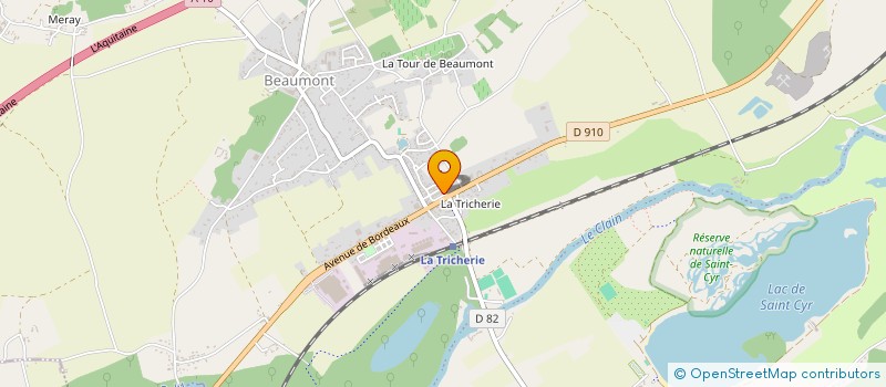 localisation de l'entreprise S&E SANTE  BEAUMONT SAINT-CYR