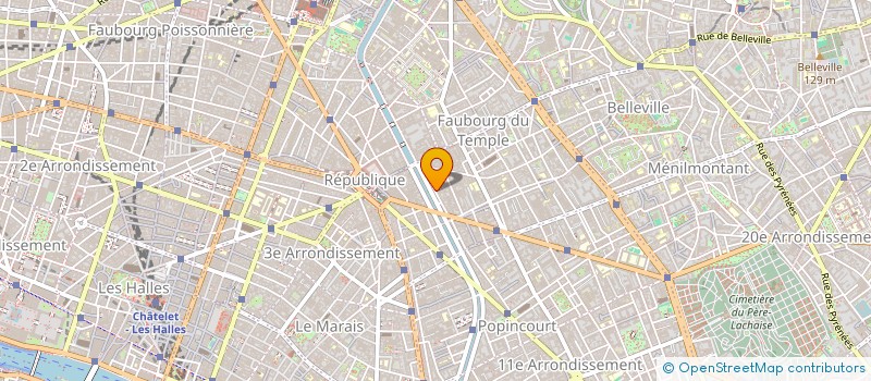 localisation de l'entreprise S.E SATISFY  PARIS