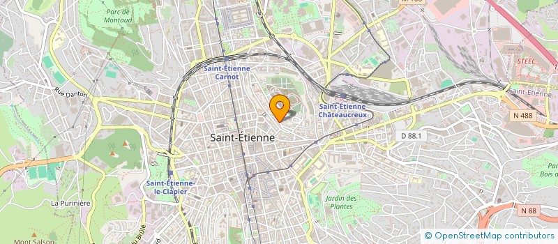 localisation de l'entreprise S E T C I SARL à SAINT-ETIENNE
