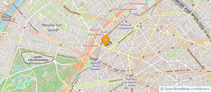 localisation de l'entreprise S.E.V.B  PARIS