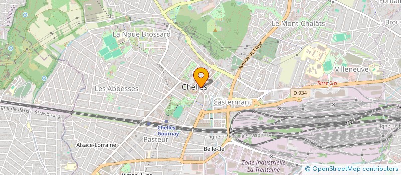localisation de l'entreprise S E V DISTRIBUTION à CHELLES