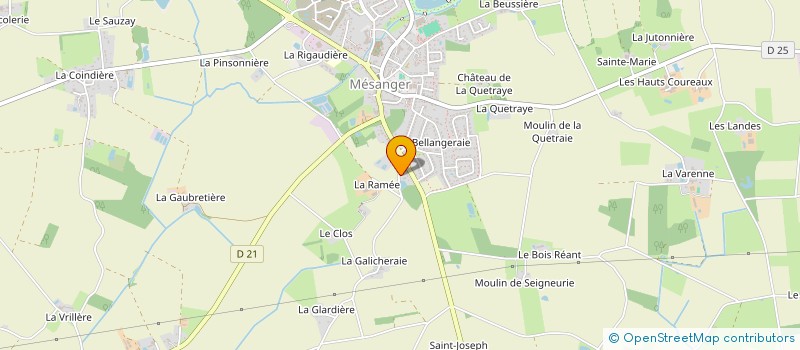 localisation de l'entreprise S.E.V.E IMMOBILIER  MESANGER