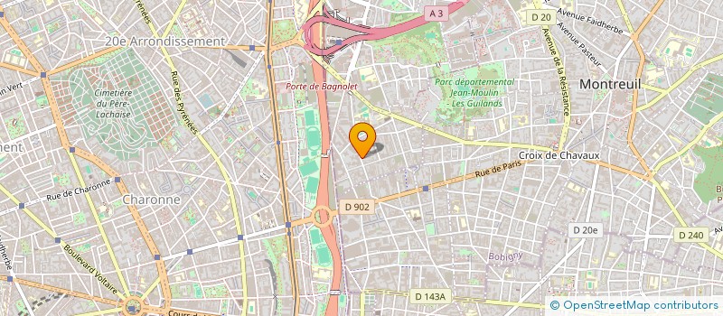 localisation de l'entreprise S( E )WING  BAGNOLET