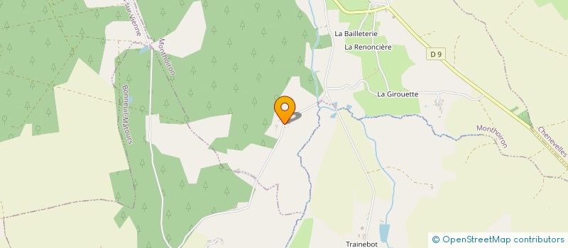 localisation de l'entreprise S.EAUX.S à MONTHOIRON