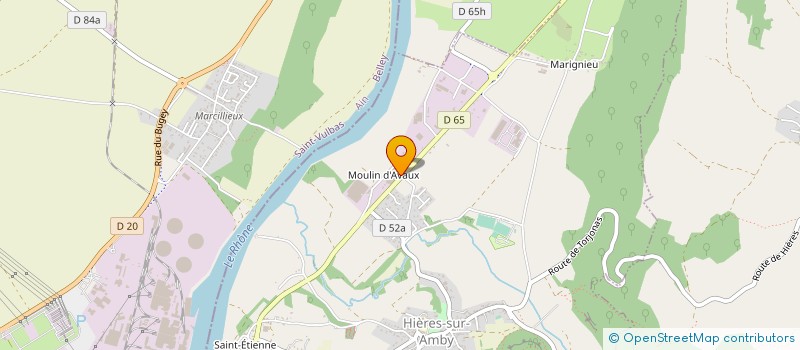 localisation de l'entreprise S.ECOMECA à HIERES-SUR-AMBY