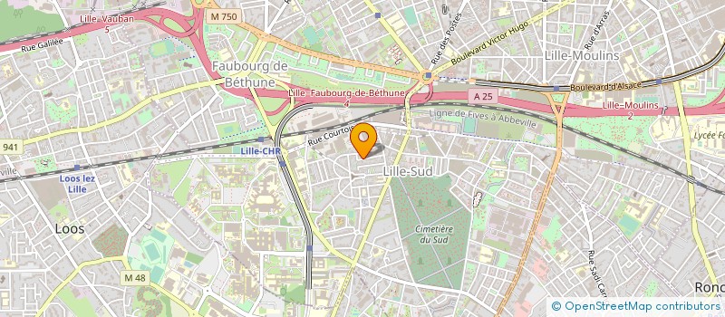 localisation de l'entreprise S.ELEC à LILLE