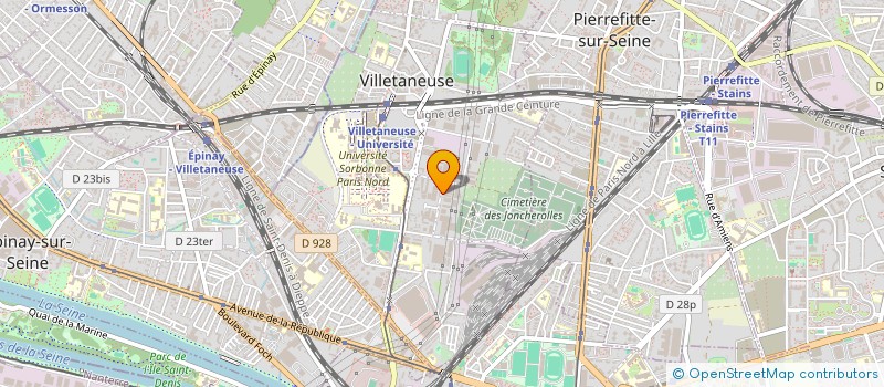localisation de l'entreprise S'ELECTRA à VILLETANEUSE