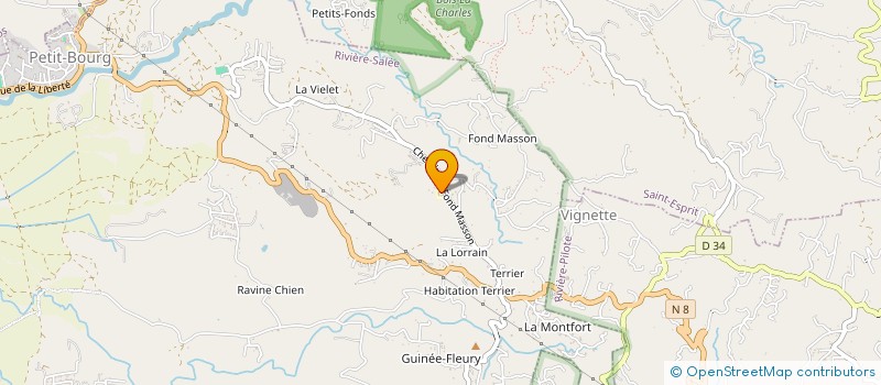 localisation de l'entreprise S'EMMA MULTISERVICES à RIVIERE-SALEE