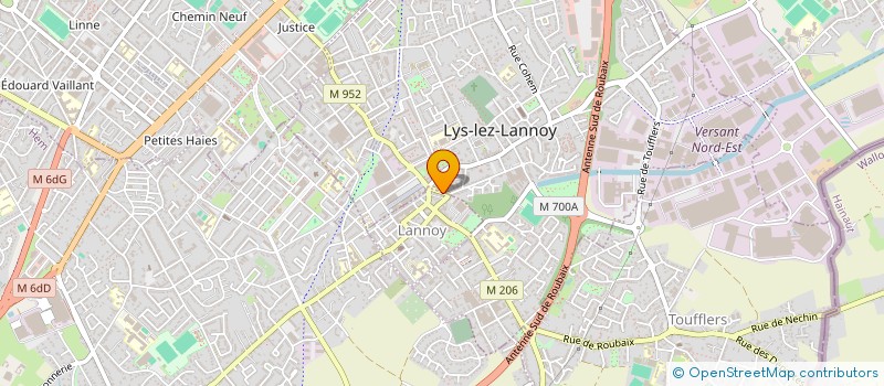 localisation de l'entreprise S'ENERGIE  LYS-LEZ-LANNOY