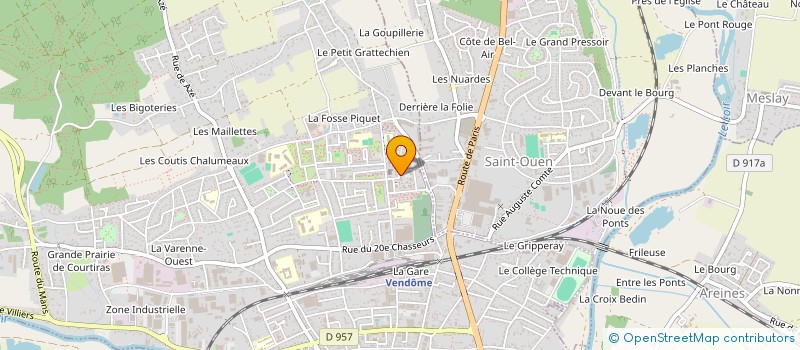 localisation de l'entreprise S. ENERGIE à VENDOME