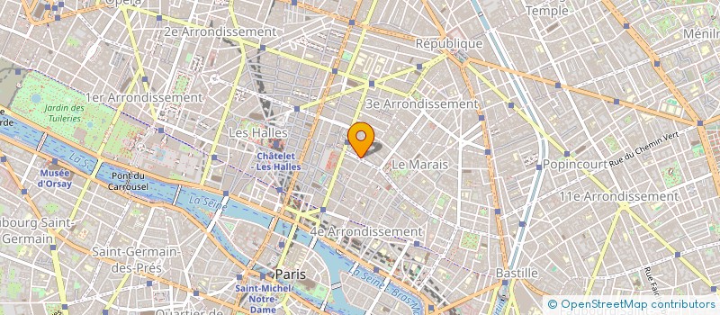 localisation de l'entreprise S'ENTRAIDER ORGANISME LOCAL D'ENTRAIDE ET DE SOLIDARITE  PARIS