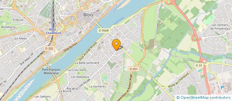 localisation de l'entreprise S ET A HOLDING  BLOIS