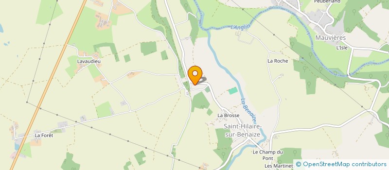 localisation de l'entreprise S ET C DELAUNE T.P à PRISSAC