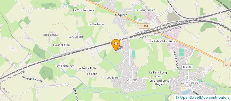 localisation de l'entreprise S. ET J. JUPIN à TRANGE