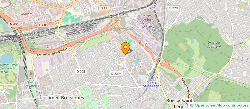 localisation de l'entreprise S ET M ELECTRICITE à BOISSY-SAINT-LEGER