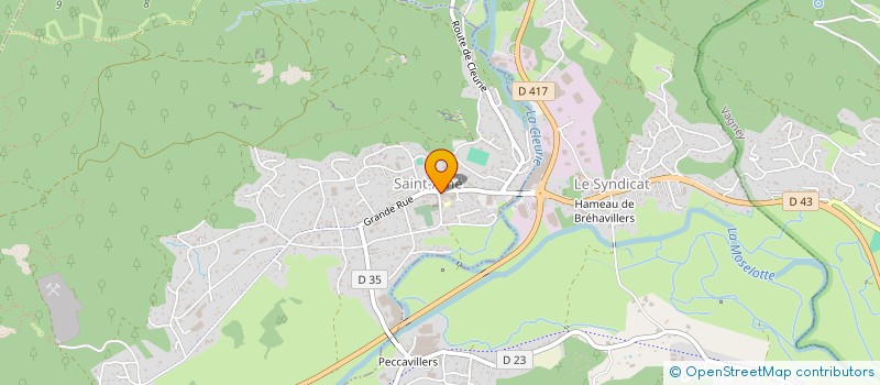 localisation de l'entreprise S ET P SERVICES  SAINT-AME