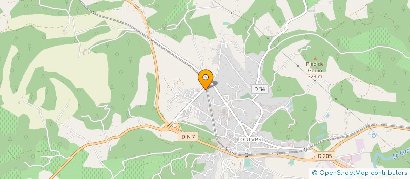 localisation de l'entreprise S ET R à BRIGNOLES