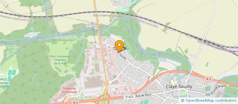 localisation de l'entreprise S ET V  CLAYE-SOUILLY