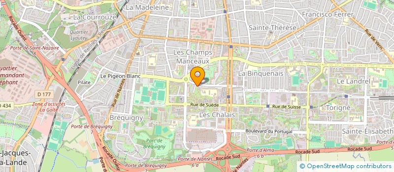 localisation de l'entreprise S'EVEILLER ET SOURIRE à RENNES