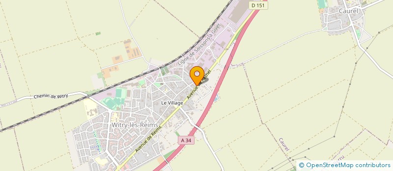 localisation de l'entreprise S'EVENT'IN  WITRY-LES-REIMS