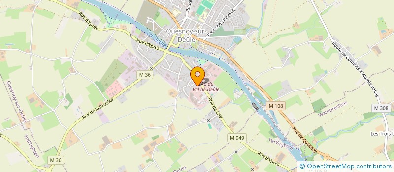 localisation de l'entreprise S. EXPRESS à QUESNOY-SUR-DEULE