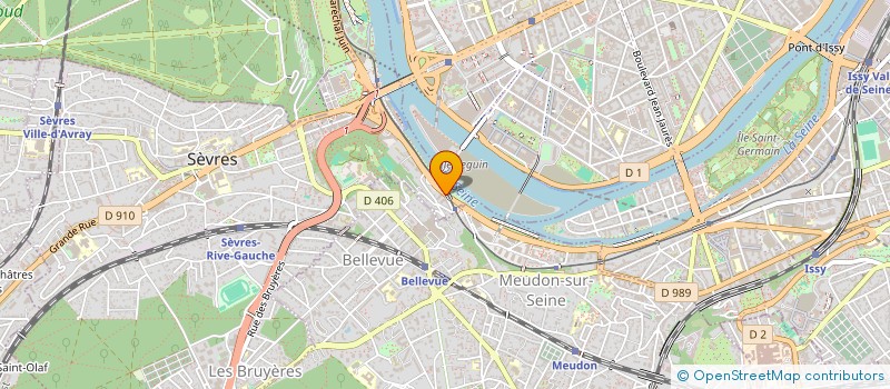 localisation de l'entreprise S.F.2 à SEVRES