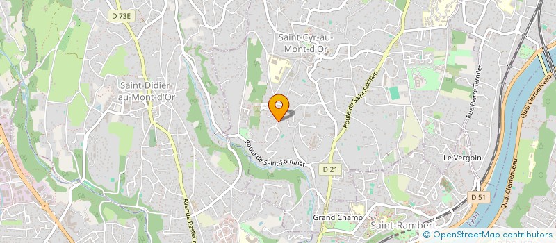 localisation de l'entreprise S.F.2.M  SAINT-CYR-AU-MONT-D'OR