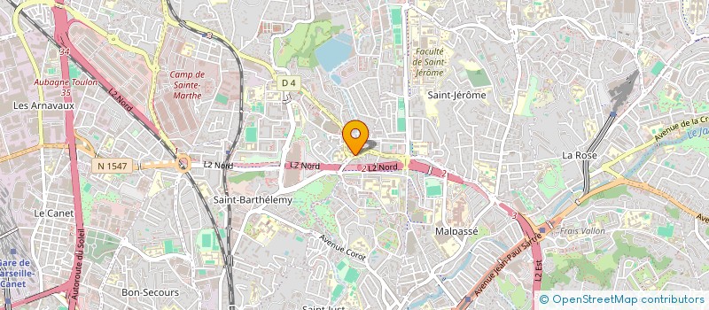 localisation de l'entreprise S.F. à MARSEILLE