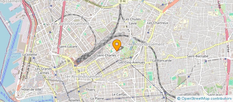 localisation de l'entreprise S.F. à MARSEILLE