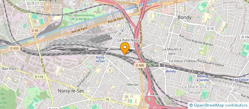 localisation de l'entreprise S.F.A. à NOISY-LE-SEC