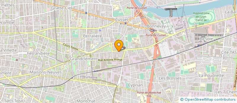 localisation de l'entreprise S.F.A à VILLEURBANNE