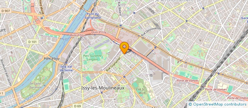 localisation de l'entreprise S.F.A.P.H à ISSY-LES-MOULINEAUX