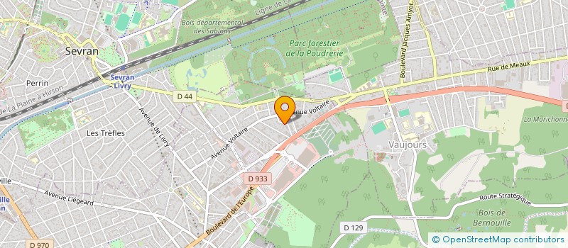 localisation de l'entreprise S.F.B  LIVRY-GARGAN