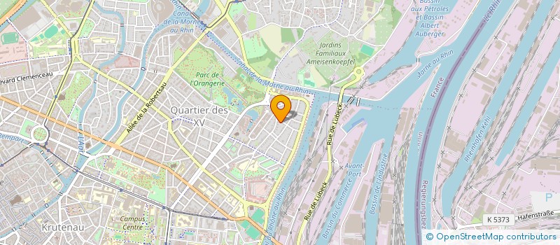 localisation de l'entreprise S.F.B à STRASBOURG