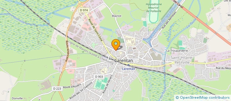 localisation de l'entreprise S.F.B.C  CARENTAN-LES-MARAIS